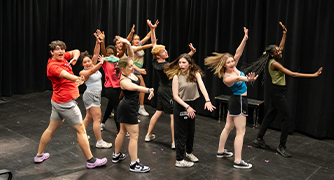 image of pre-college broadway at marist students